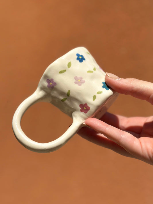 Tazza da caffè floreale
